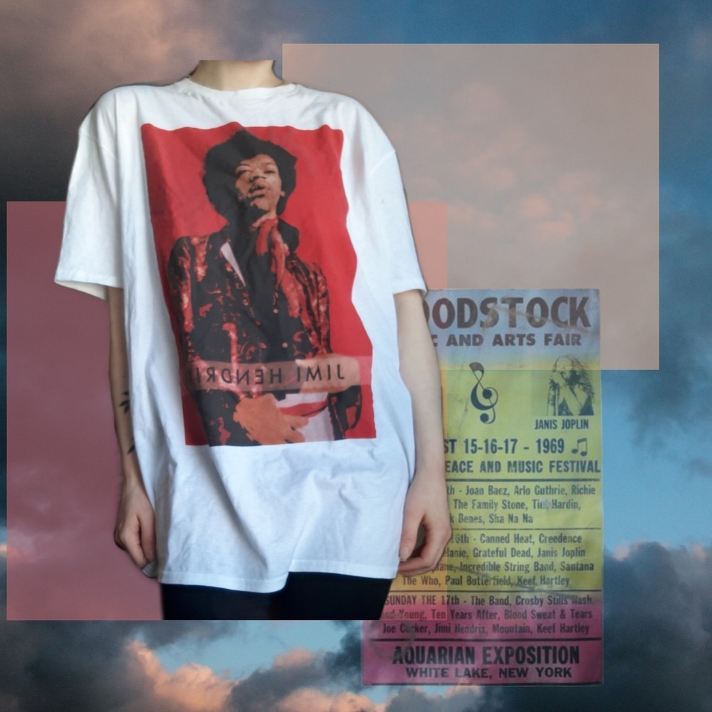 ☆ Jimmi Hendrix graphic tee ☆